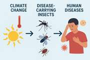 تأثیر تغییرات اقلیمی بر چرخه‌های زیستی حشرات